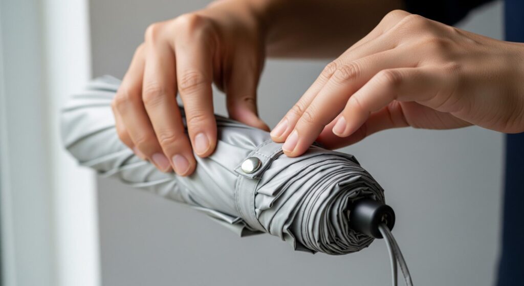 วิธีใช้ร่มตอนเดียวและร่มพับอย่างถูกต้อง