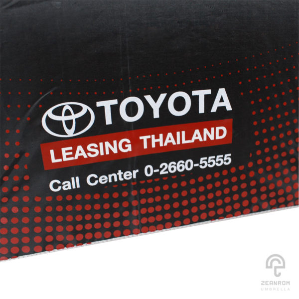 ร่มพับ 2 ตอน 22 นิ้ว โลโก้ Toyota Leasing