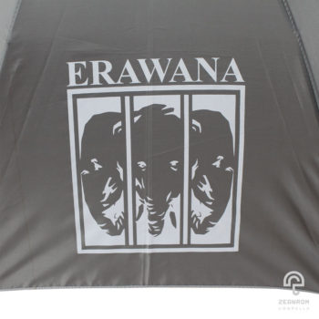 ร่มพรีเมี่ยม แบบปลอกถ้วย สีเทา 24 นิ้ว โลโก้ ERAWANA