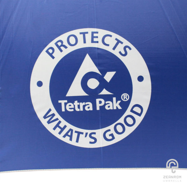 ร่มพรีเมี่ยม ตอนเดียว 30 นิ้ว โลโก้ Tetra Pak(บรรจุภัณฑ์อาหารและเครื่องดื่ม)