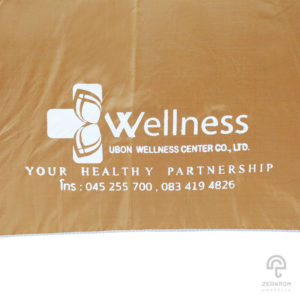 ร่มพรีเมี่ยม แบบไม้เท้า 24 นิ้ว โลโก้ Ubon Wellness Center CO.,LTD.