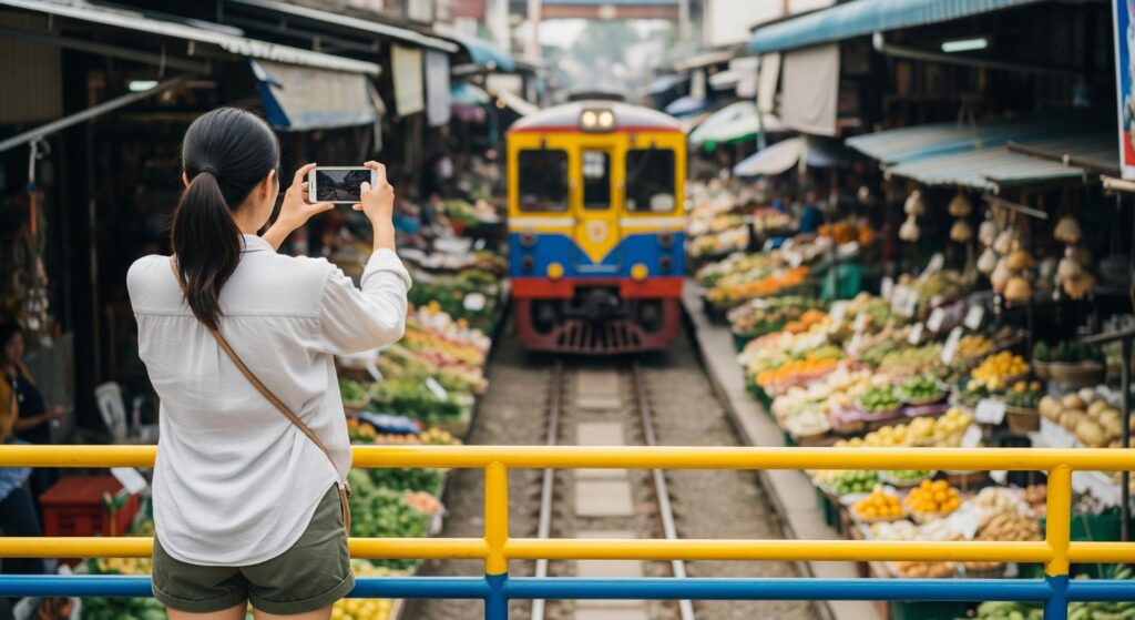 เคล็ดลับการเที่ยวตลาดร่มหุบ