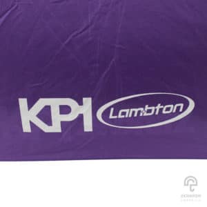 ร่มพรีเมี่ยม แบบกลับด้าน สีน้ำเงิน 24 นิ้ว โลโก้ KPI KSP