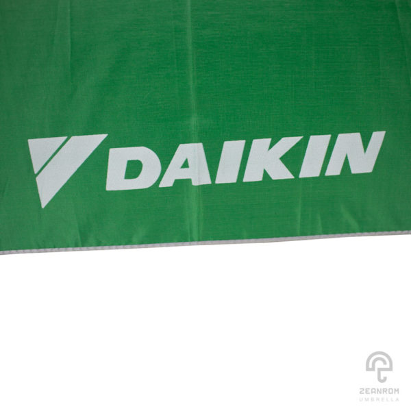 ร่มพรีเมี่ยม สีเขียว ขนาด 21 นิ้ว โลโก้ DAIKIN