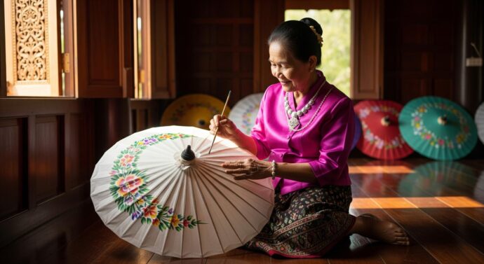 ร่มบ่อสร้าง คือ อยู่ภาคอะไร และมีส่วนประกอบกับประโยชน์อย่างไรบ้าง