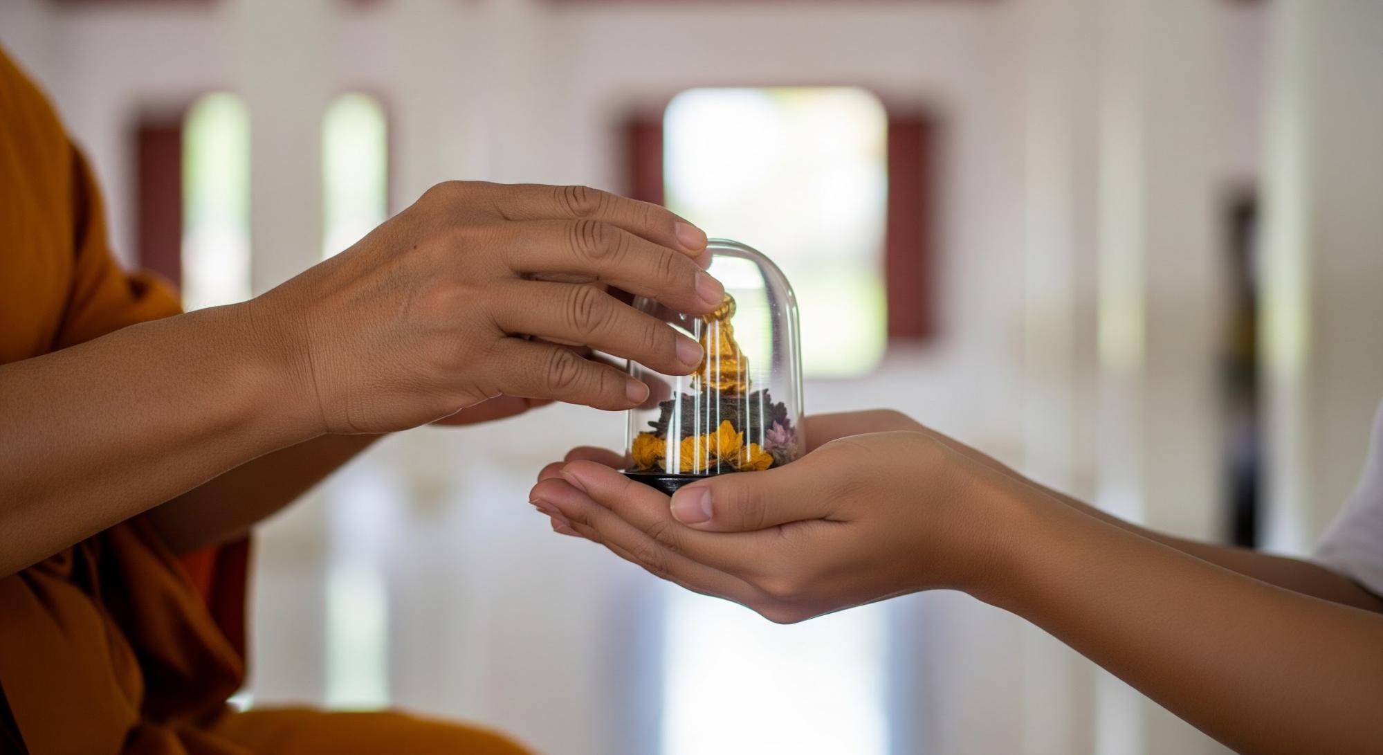 ความหมายของชำร่วยประเภทครอบ