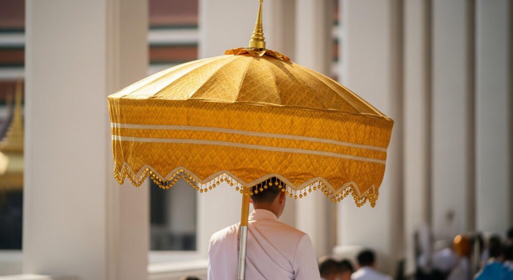 พิธีบวชและร่มศักดิ์สิทธิ์