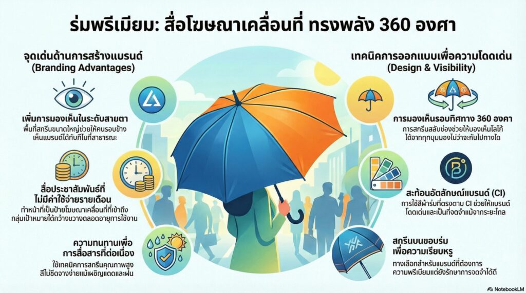 พื้นที่แสดงโลโก้ขนาดใหญ่ เพิ่มการมองเห็นแบรนด์ (Brand Awareness) ในพื้นที่สาธารณะ