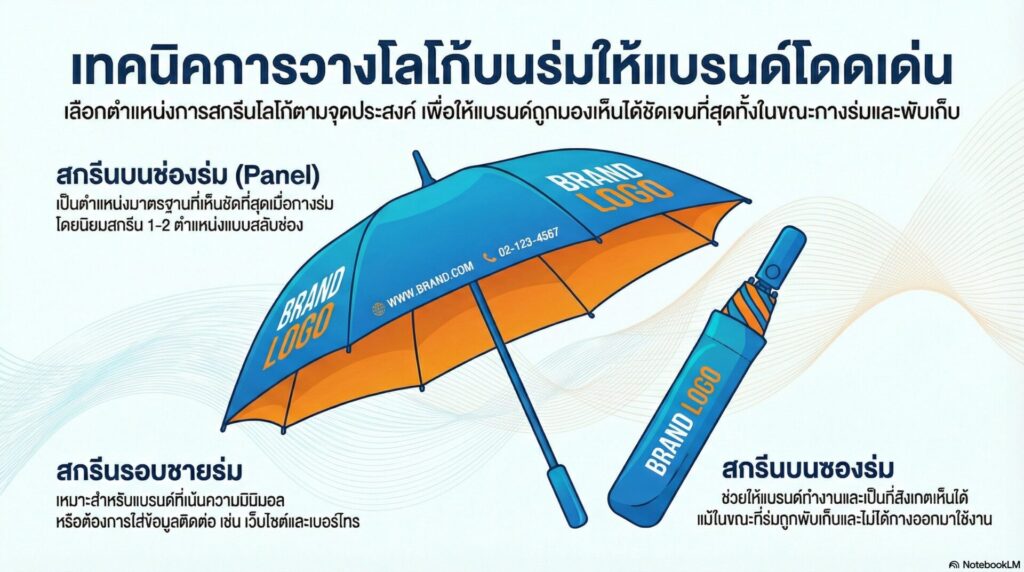 เทคนิคการสกรีนโลโก้ วางตำแหน่งอย่างไรให้แบรนด์โดดเด่น