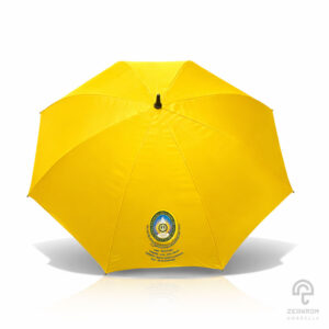 ร่มพรีเมี่ยม ร่มกอล์ฟ สีเหลือง 30 นิ้ว โลโก้ ม.ราชภัฏนครศรีธรรมราช