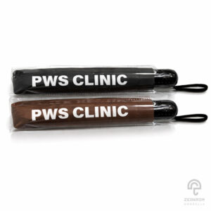 ร่มพรี่เมี่ยม แบบพับ 3 ตอน โลโก้ PMS Clinic