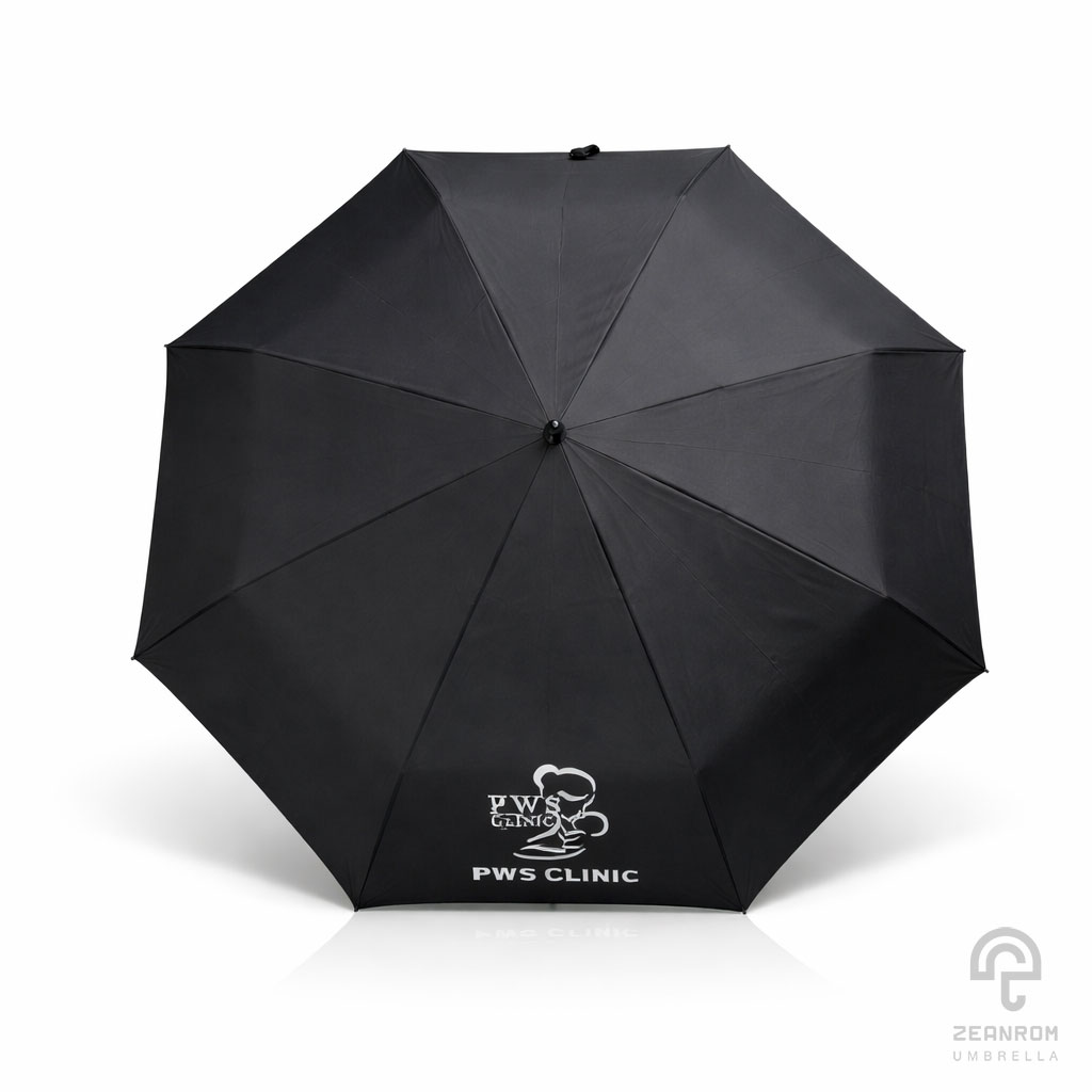 ร่มพรี่เมี่ยม แบบพับ 3 ตอน โลโก้ PMS Clinic ร่มพรี่เมี่ยม แบบพับ 3 ตอน โลโก้ PMS Clinic
