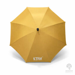ร่มพรีเมี่ยม แบบไม้เท้า 24 นิ้ว สีเทา โลโก้ KTMH