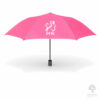 ร่มพับพรีเมี่ยม 2 ตอน สีชมพู โลโก้ MR