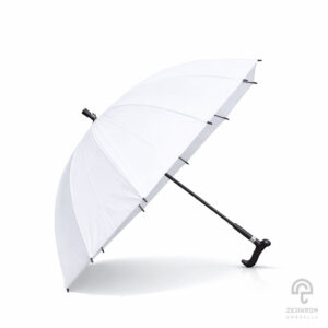 ร่มด้ามไม้เท้า สีขาว 24 นิ้ว(16 ก้าน)