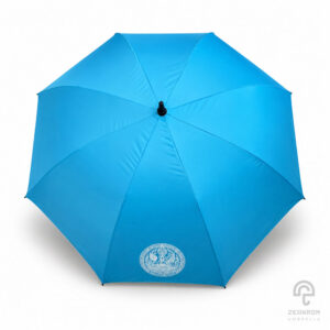 ร่มพรีเมี่ยม ร่มกอล์ฟ สีฟ้า 30 นิ้ว โลโก้ พระธรรมวชิราภรณ์